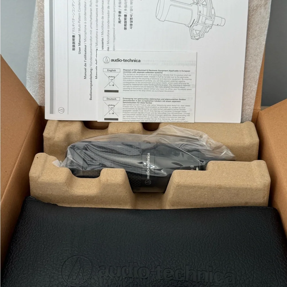 Audio-Technica AT2050 Large-Diaphragm Multipattern Condenser Microphone NEW - Picture 2 of 3